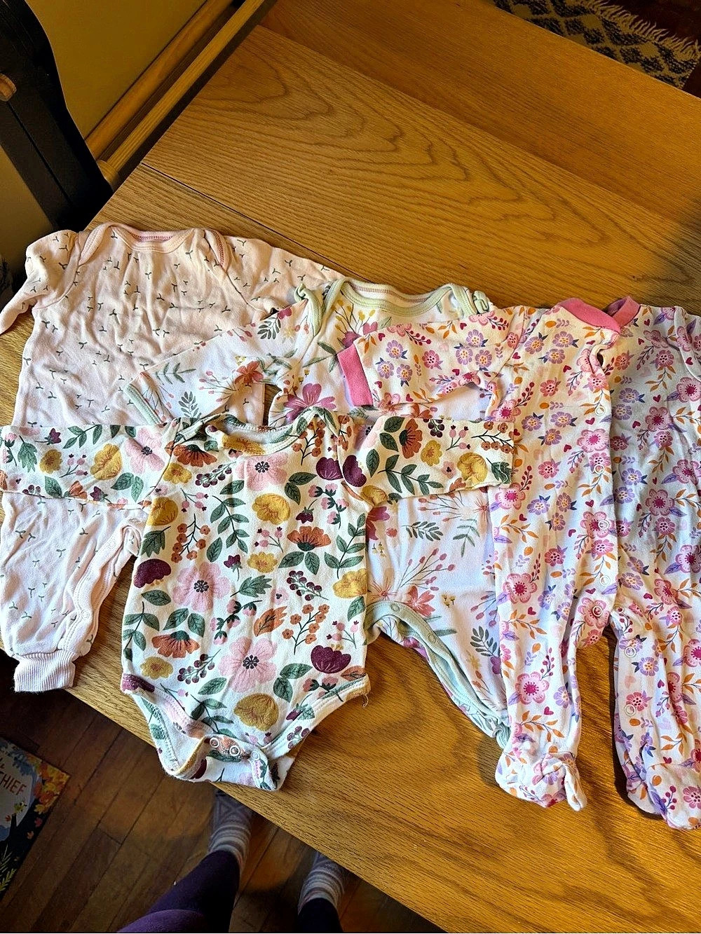 Floral Baby Clothing Lot 0-3M